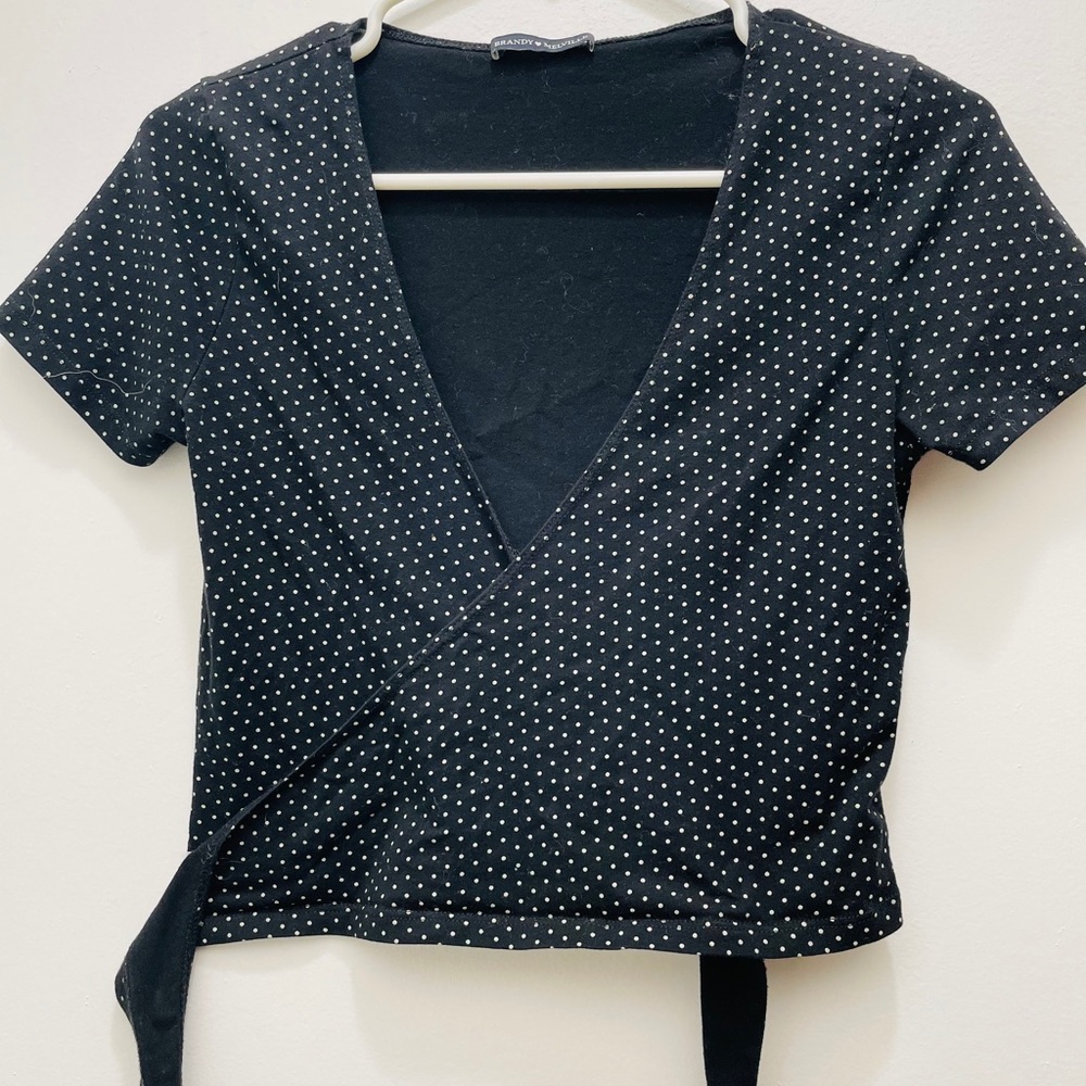 Brandy wrap top